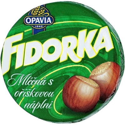 Opavia Fidorka Mliečna s orieškovou náplňou 30 g