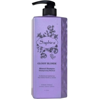 Saphira Glossy Blonde шампоан за освежаване на руси тонове 1000 мл