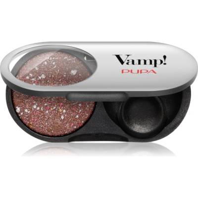 PUPA Vamp! Radiant Baked Eyeshadow дълготрайни сенки за очи с блясък цвят 403 Fancy Brown - GEMS 1 гр