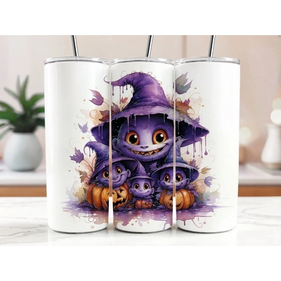 Cool termokelímok s brčkom 590 ml Halloween čarodejnica