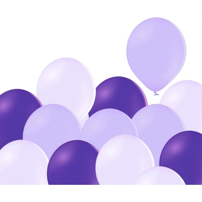 balonky.cz Mix lila lavender a fialových balonků