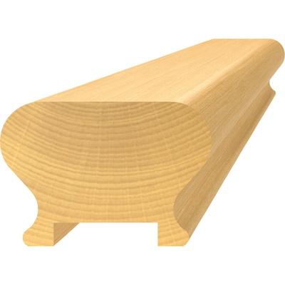 Drevený profil 62 x 43 x 3000 mm, buk, brúsený bez náteru