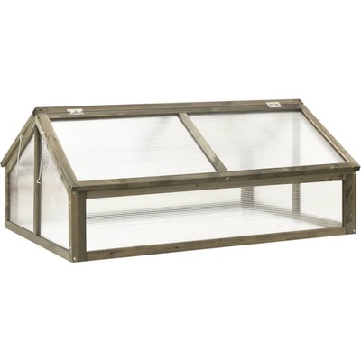 Vidaxl Inspekt 114 x 80 x 50 cm jedlové dřevo šedá