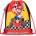 Panini Ученическа спортна торба Panini Super Mario - Mariokart, Red (71881)