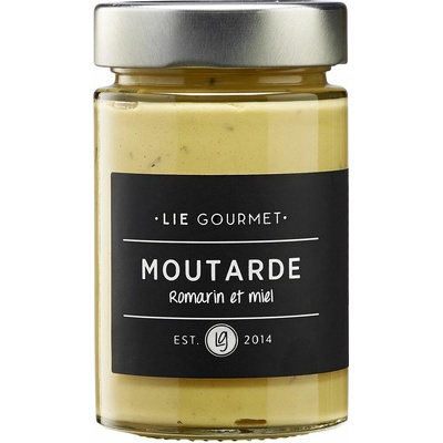 LIE GOURMET Krémová hořčice s rozmarýnem a medem 200 g