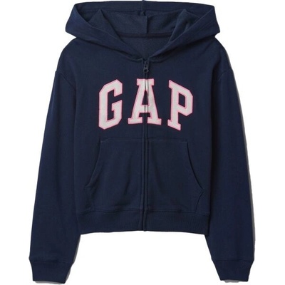 GAP V-FRCH Logo dívčí mikina s logem tmavě modrá