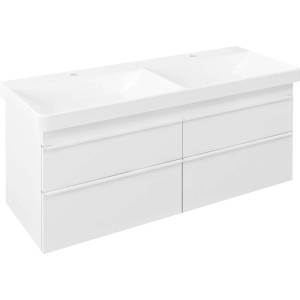 SAPHO Sitia - Шкаф за мивка 116x50x44 см, 4 чекмеджета, бял мат SI120-3131 (SI120-3131)