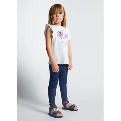 Mayoral Комплект апликации и пайети с клин тъмно синьо за мини момиче Mayoral