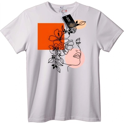 NOONEBRAND Тениска флорално изкуство - 2XL, Black