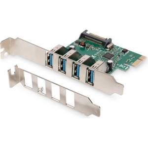 ASSMANN DS-30221-1 4 порта USB 3.0 PCIe мрежова карта (DS-30221-1)