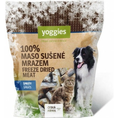 Yoggies Mrazem sušené šproty lyofilizované 85 g
