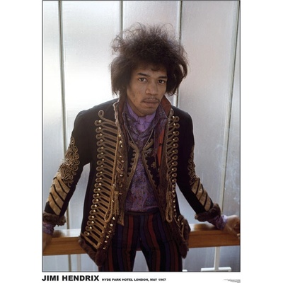 Plagát, Obraz - Jimi Hendrix - Hyde Park Hotel 1967, 59.4 × 84.1 cm