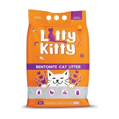 Litty Kitty Bentonit Levanduľové bentonitové stelivo 10 l