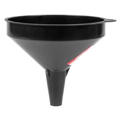 AMIO Plastový lievik čierny 14,5cm