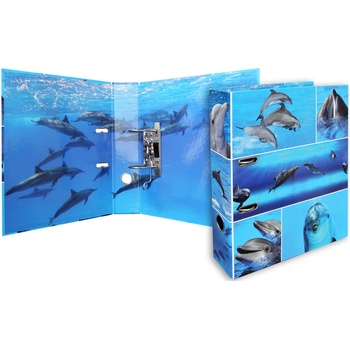 Herma Pořadač pákový 7cm A4 Animals Delfíni