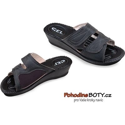 Mjartan dámský pantofel hallux gelová stélka 2817-D17-T77 černý