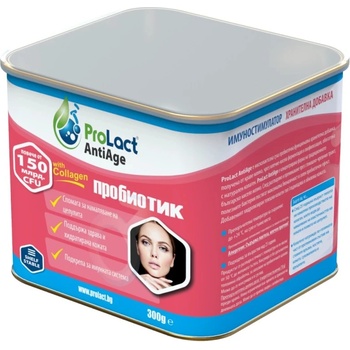 ProLact AntiAge Пробиотик за млада и красива кожа, 300 g, ProLact (PL150)