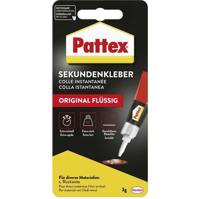 Pattex Classic flüssig sekundové lepidlo PSK1C 3 g