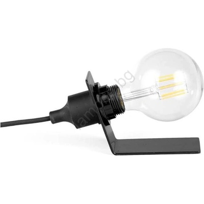 Onli - Настолна лампа WIRE 1xE27/15W/230V 9 см черен (OL0514)