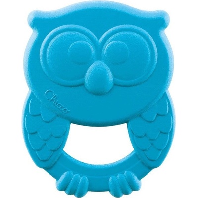 CHICCO Hryzačka Eco+ 3m+ Variant: Sova Owly modrá