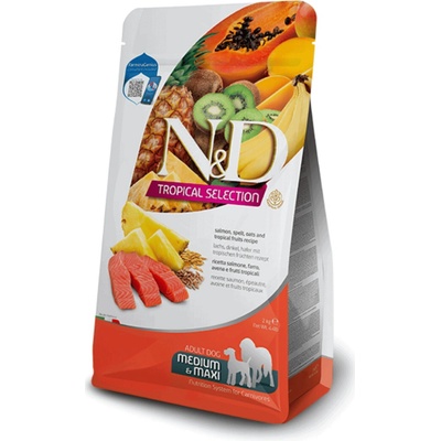 N&D Tropical Dog Adult Medium & Maxi Salmon 10 kg