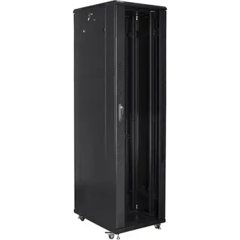 Image 1 of Lanberg Комуникационен шкаф, Lanberg rack cabinet 19" free-standing 37U / 800x800 self-assembly flat pack, black (FF01-8837-12B)