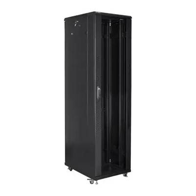Lanberg Комуникационен шкаф, Lanberg rack cabinet 19" free-standing 37U / 800x800 self-assembly flat pack, black (FF01-8837-12B)