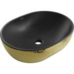 Mexen Viki 48x35 cm matt black/gold (21054878)