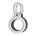 Apple Belkin Secure Holder w Keyring - Airtag - 2 Pack - Black/White (MSC002btH35)