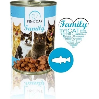 Fine Cat Family rybie 415 g