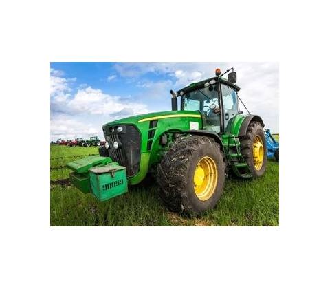 BrandMac Detská deka Zelený traktor