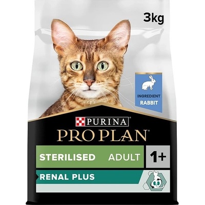 Pro Plan Cat Adult Sterilised Renal Plus králík 3 kg