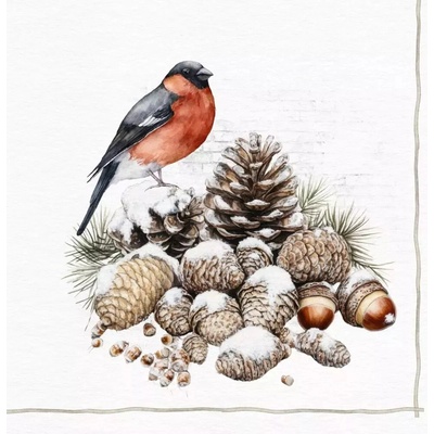 ti-flair Ubrousek 33x33cm Hýl & Šišky – Zboží Dáma