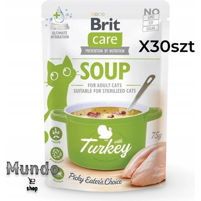 Brit Care Cat Soup Turkey 75 g