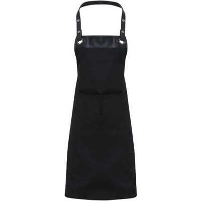 Premier Workwear Luxusní pracovní zástěra Espresso PR123 Black 70x81cm
