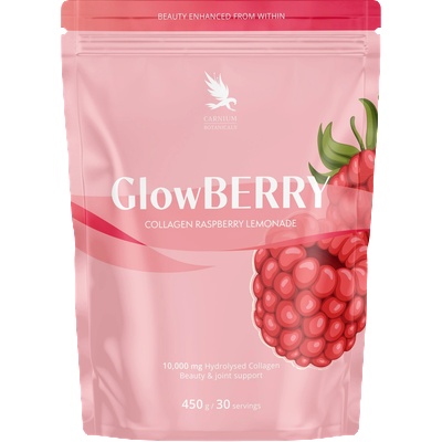 Carnium Botanicals GlowBERRY колаген малинова лимонада - 450 г