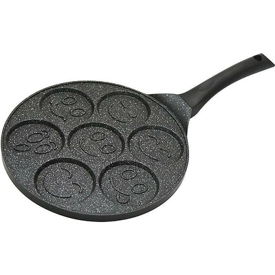 MagicHome Panvica indukcia 27 cm na lievance a volské oko so smajlíkmi na 7 kusov