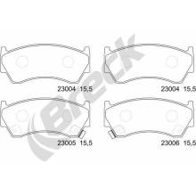 Sada brzdových platničiek kotúčovej brzdy ( na jednu nápravu) BRECK 23004 00 701 10 23004 00 701 10