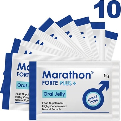Marathon Forte Plus Oral Jelly - ядящо се желе за мъже - 10 броя