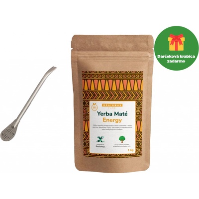 BrainMax Pure Organic Yerba Maté Energy 1000 g