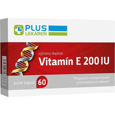 Plus Lekáreň Vitamín E 400 IU 60 kapsúl