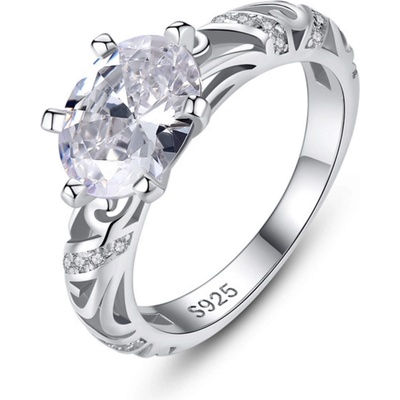 Silenti Jewelry Сребърен пръстен "Възторг" - 10 - 62 мм (19.7мм диам. )