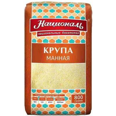 Nacional Krupicová kaše 0,8 kg