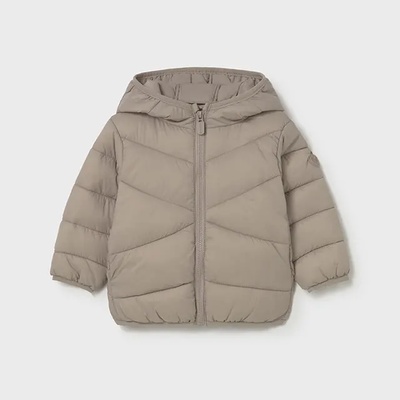 MAYORAL Есенно яке мека материя в сиво-бежов цвят за бебе момиче Mayoral