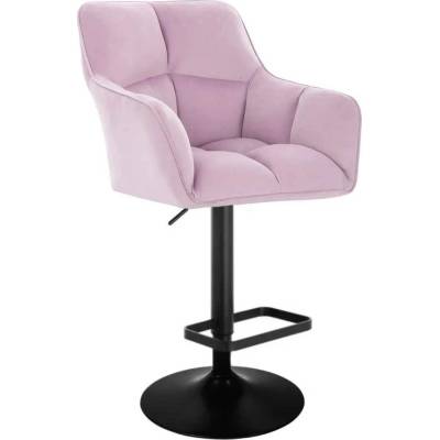 LuxuryForm Design Amalfi Velur na čiernom tanieri levanduľa
