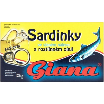 Giana Sardinky v oleji 125 g