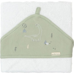 Bimbidreams Хавлия с качулка Bimbidreams - Trex, 100 x 100 cm, White/Green (8499000799861) - ozone