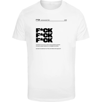 Mister Tee Мъжка тениска в бял цвят Mister Tee F*ck DefinitionUB-MT3142-00220 - Бял, размер XS