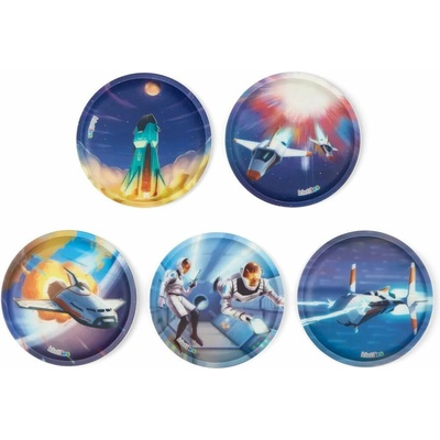 Sada ozdob na batoh Ergobag Kletties Set - Star Battle