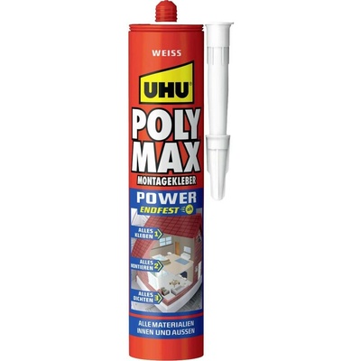 Uhu Poly Max Mounting Adhesive Power White 425 g
